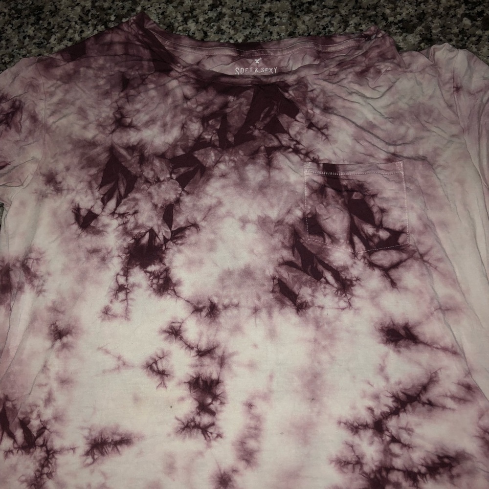 American eagle tie dye top